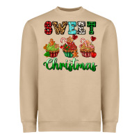 Mushroom sweet Christmas with cupcake Heavyweight Sweatshirt - AdoDesignShop