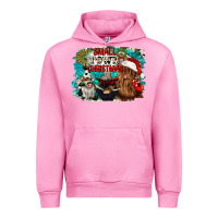 Fuchsia Pink small town christmas Urban Hoodie - CowGirlArtShop