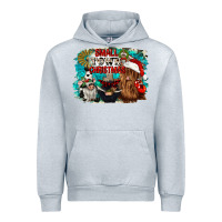 Heather Grey small town christmas Urban Hoodie - CowGirlArtShop