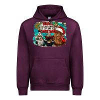 Mauve Wine small town christmas Urban Hoodie - CowGirlArtShop