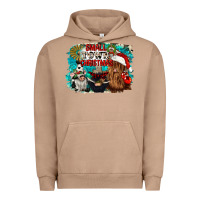 Pigment Burro small town christmas Urban Hoodie - CowGirlArtShop