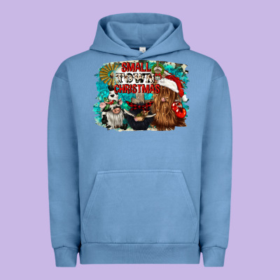Small Town Christmas Urban Hoodie Designed By Cowgirlartshop