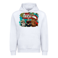 White small town christmas Urban Hoodie - CowGirlArtShop