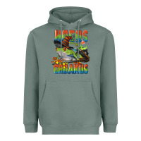 Sage Hocus Croakus Halloween Frog Heavyweight Hoodie - LillyAllenDesigns