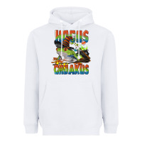 White Hocus Croakus Halloween Frog Heavyweight Hoodie - LillyAllenDesigns