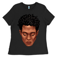 Black black man portrait Ladies Tee - texasbilliewilder