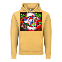 Vintage Mustard dominican republic  leopard Vintage Hoodie - AdoDesignShop