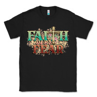 Black faith over fear cross Classic Tee - NancyCooperArtShop