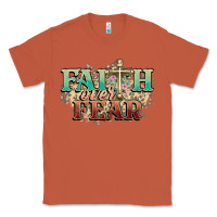 Copper faith over fear cross Classic Tee - NancyCooperArtShop
