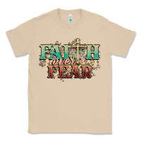 Mushroom faith over fear cross Classic Tee - NancyCooperArtShop