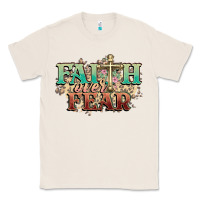 Faith Over Fear Cross Classic Tee | Teevron