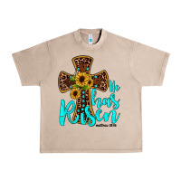 French Oak he has risen Urban Heavy Tee - JahusDesignShop