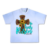Grape Ice he has risen Urban Heavy Tee - JahusDesignShop