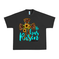 Pigment Black he has risen Urban Heavy Tee - JahusDesignShop