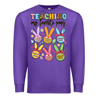 Purple teaching my favorite peeps Premium Sweatshirt - Artiststas