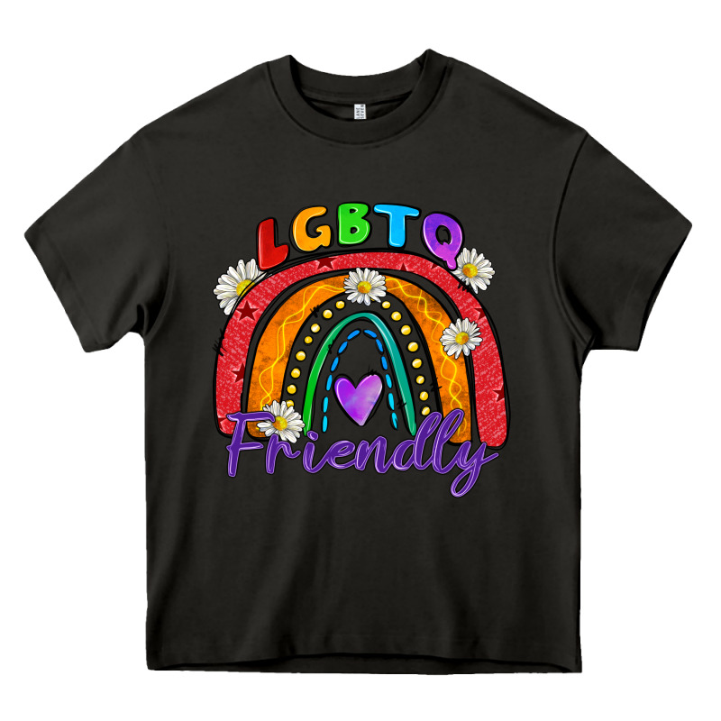 Lgbtq Friendly Heavy Core Tee by Zillion Design Studio | Teevron