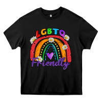 Black lgbtq friendly Heavy Core Tee - Zillion Design Studio