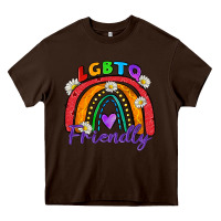 Chocolate Brown lgbtq friendly Heavy Core Tee - Zillion Design Studio