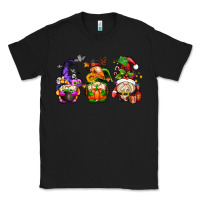 Black hallothanksmas gnome Classic Tee - AdoDesignShop