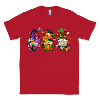 Red hallothanksmas gnome Classic Tee - AdoDesignShop
