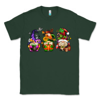 Sports Green hallothanksmas gnome Classic Tee - AdoDesignShop