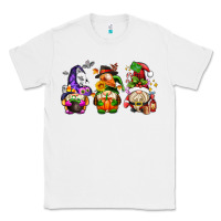 White hallothanksmas gnome Classic Tee - AdoDesignShop