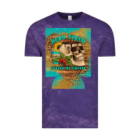 Cloud Purple dead tired fueled by coffee 12 oz can cooler (regular) Vintage Tee - Artiststas