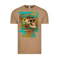 Vintage Coffee dead tired fueled by coffee 12 oz can cooler (regular) Vintage Tee - Artiststas