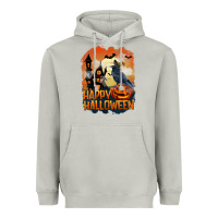 Moon Dust Happy Halloween With Crow Heavyweight Hoodie - LillyAllenDesigns