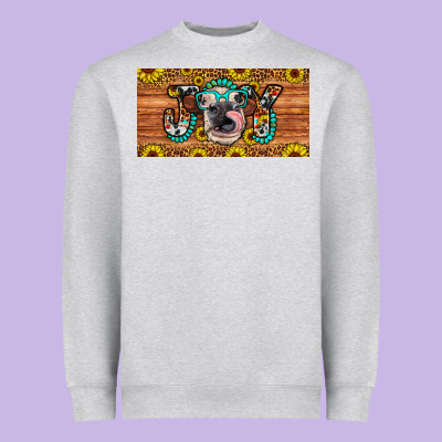 Joy License Plate Heavyweight Sweatshirt Designed By Artiststas