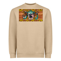 Mushroom joy license plate Heavyweight Sweatshirt - Artiststas