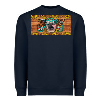 Navy joy license plate Heavyweight Sweatshirt - Artiststas