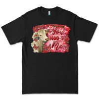 Black valentine's day you moo ve me charolais cow Premium Tee - RanaPortraitStore