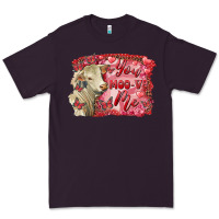 Plum valentine's day you moo ve me charolais cow Premium Tee - RanaPortraitStore
