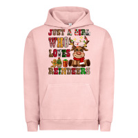 Just A Girl Who Loves Reindeers Urban Hoodie | Teevron