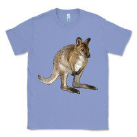 Colony Blue Hand Drawn Wallaby Animal Classic Tee - LillyAllenDesigns