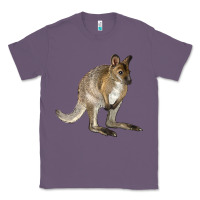 Lavender Hand Drawn Wallaby Animal Classic Tee - LillyAllenDesigns