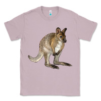 Lilac Hand Drawn Wallaby Animal Classic Tee - LillyAllenDesigns
