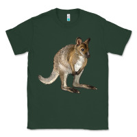 Sports Green Hand Drawn Wallaby Animal Classic Tee - LillyAllenDesigns