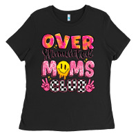 Black over stimulated moms club Ladies Tee - JahusDesignShop