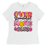 White over stimulated moms club Ladies Tee - JahusDesignShop