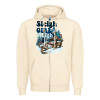 Sleigh Girl Sleigh Skeleton Zipper Hoodie | Teevron