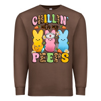 Chestnut chillin' with my peeps nurse Premium Sweatshirt - Artiststas