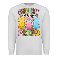 Dove Grey chillin' with my peeps nurse Premium Sweatshirt - Artiststas
