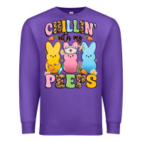 Purple chillin' with my peeps nurse Premium Sweatshirt - Artiststas