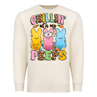 Sandshell chillin' with my peeps nurse Premium Sweatshirt - Artiststas