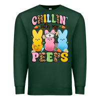 Sports Green chillin' with my peeps nurse Premium Sweatshirt - Artiststas