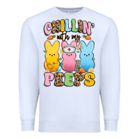 White chillin' with my peeps nurse Premium Sweatshirt - Artiststas