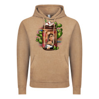 Vintage Coffee mexican coffee cup cactus Vintage Hoodie - JahusDesignShop