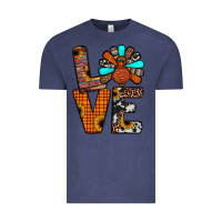 Vintage Denim turkey love Vintage Tee - JahusDesignShop